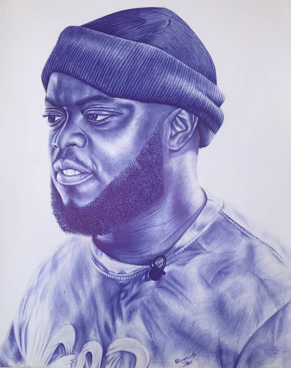Realistic Pen drawing for beginners